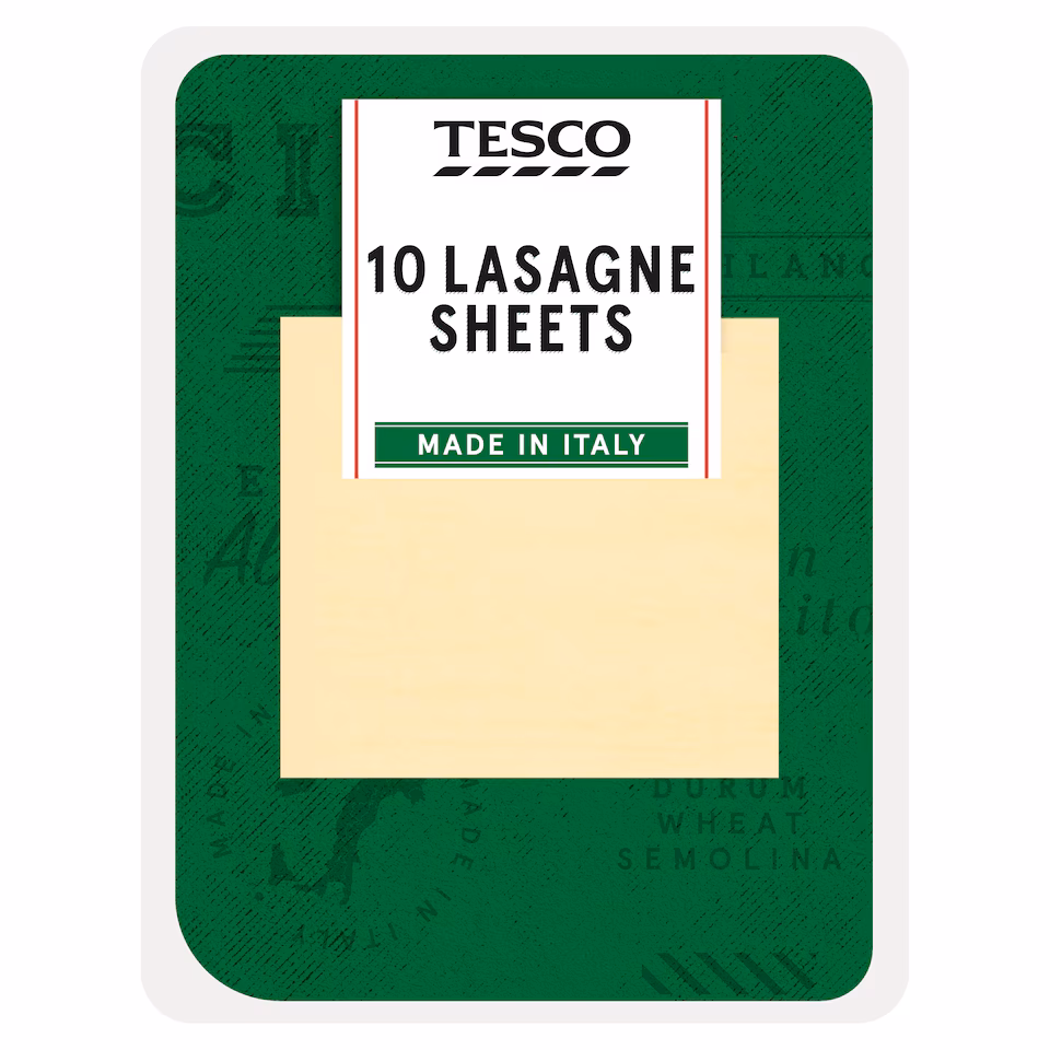 Tesco Fresh Lasagne Sheets 250G