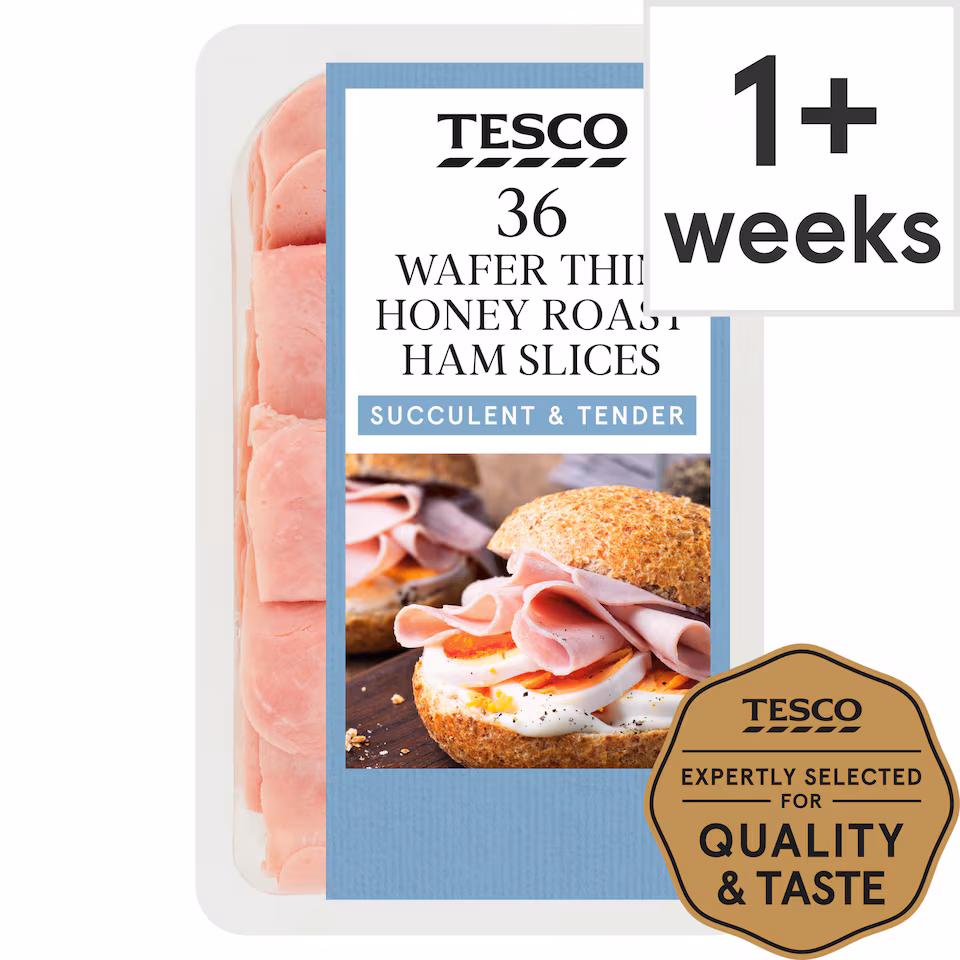 Tesco Wafer Thin Honey Roast Ham Slices 400g