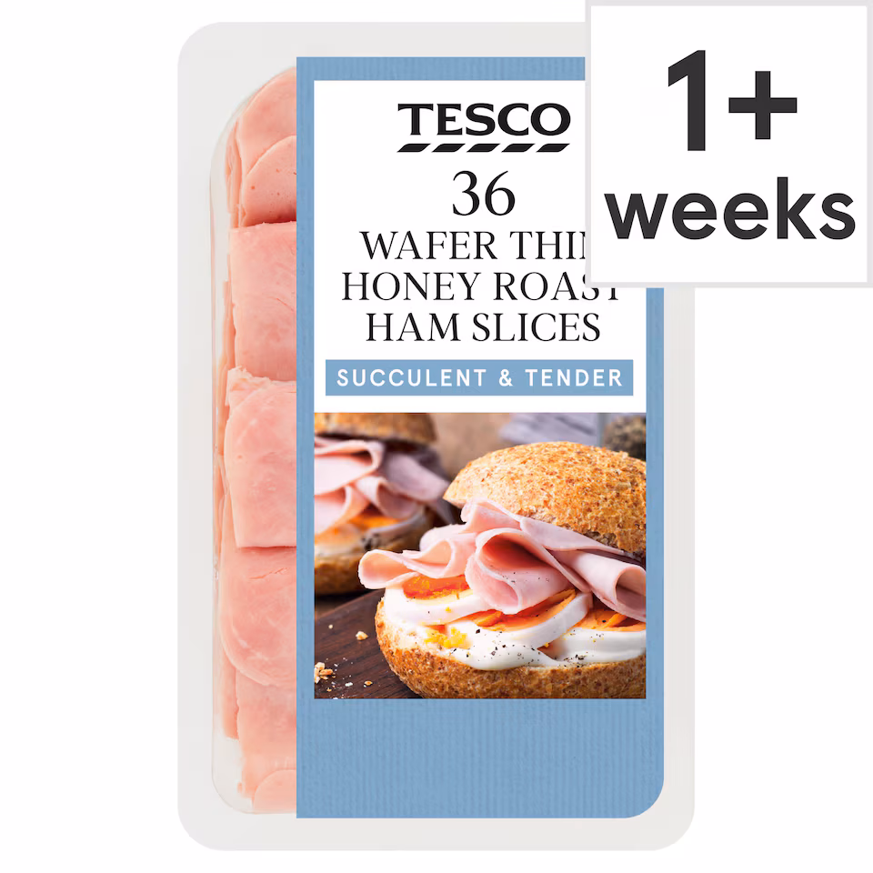 Tesco Wafer Thin Honey Roast Ham Slices 400g