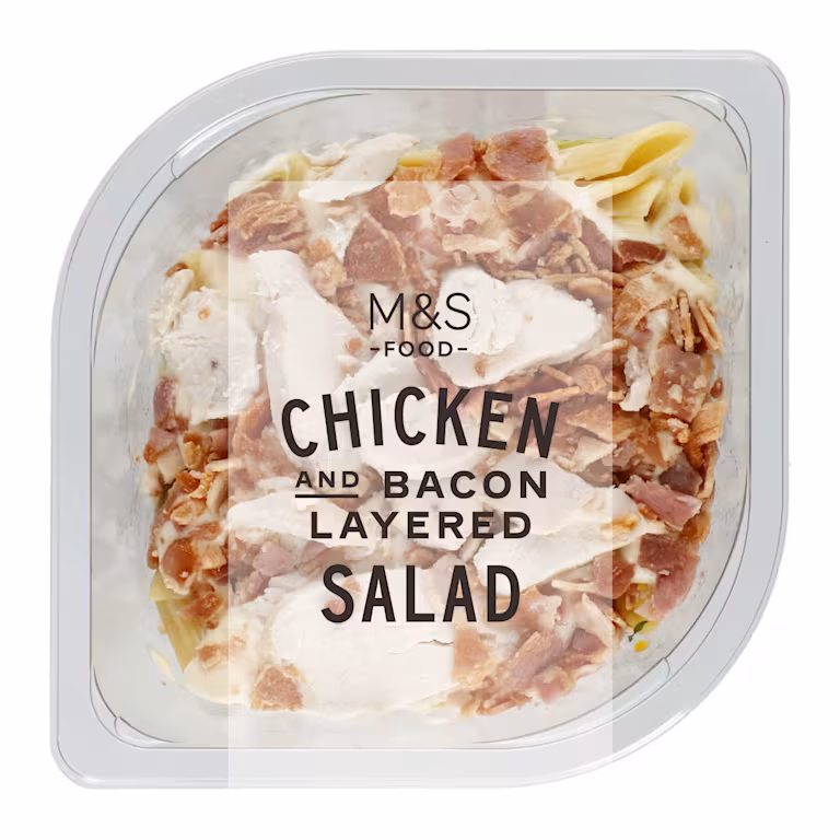 M&S Chicken and Bacon Layered Salad