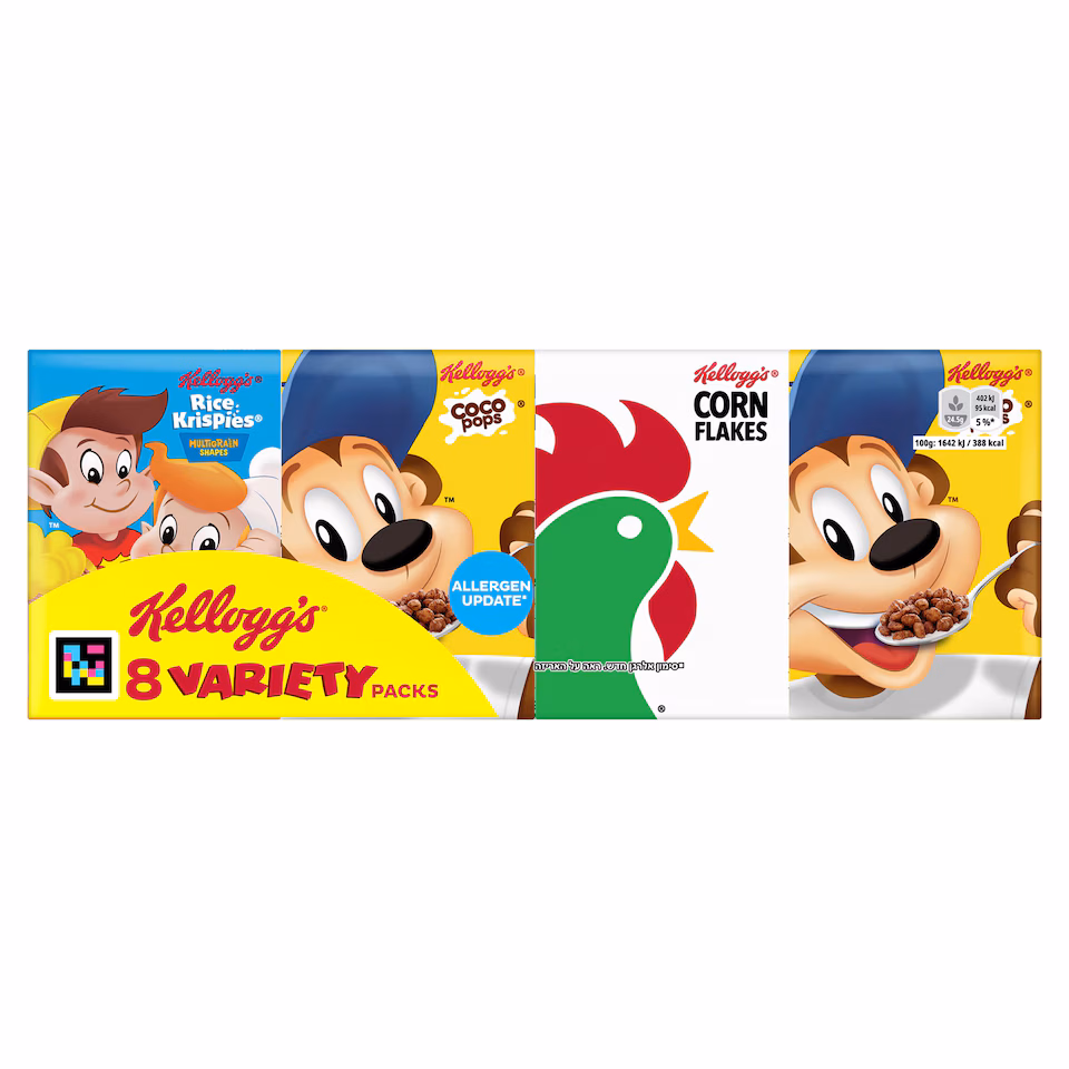 Kellogg's Variety Cereal 8 Pack 196g