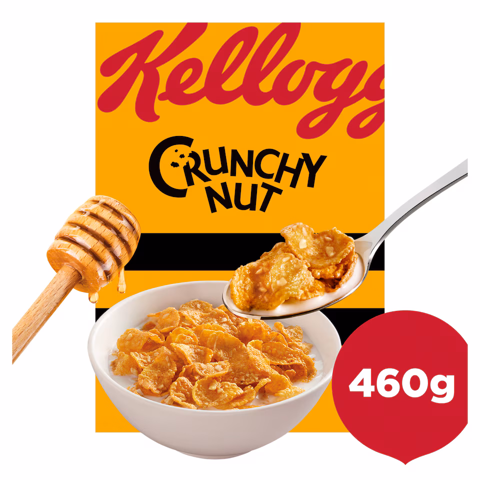 Kellogg's Crunchy Nut Breakfast Cereal 460g