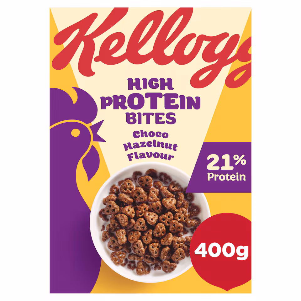 Kellogg's High Protein Bites Choco & Hazelnut Flavour 400g