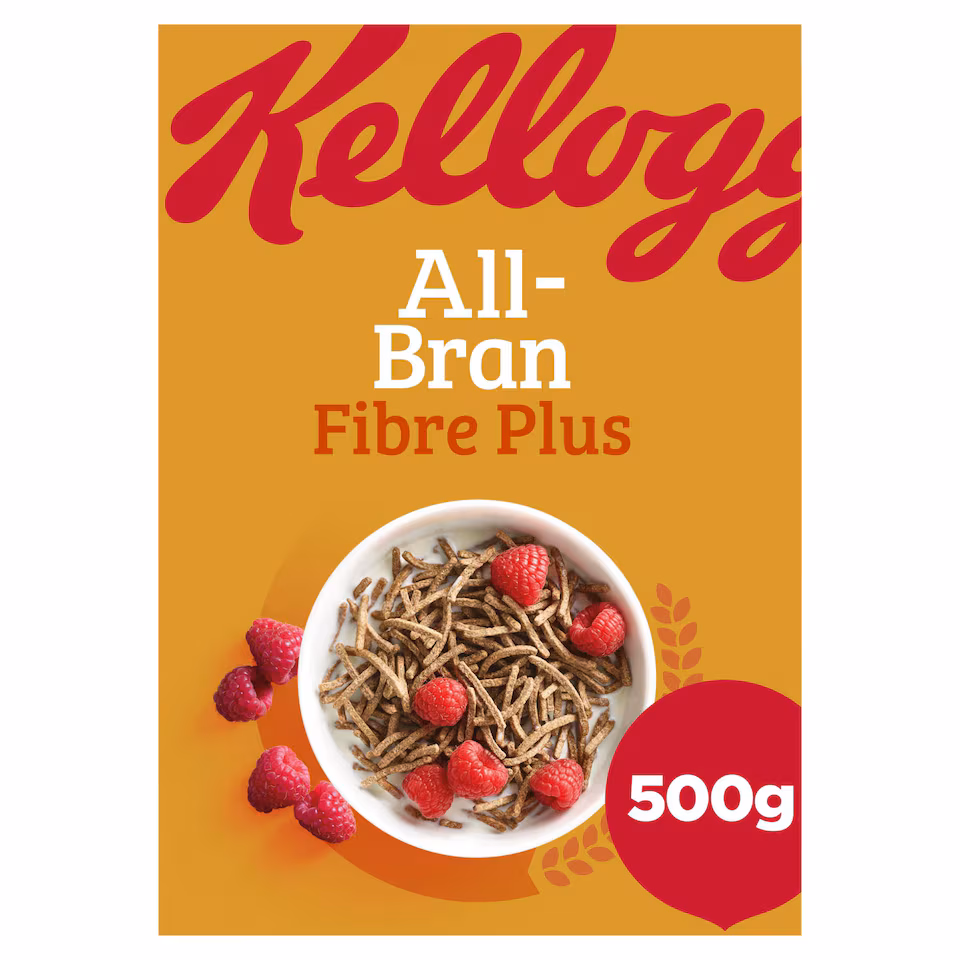 Kellogg's All Bran Fibre Plus Cereal 500g