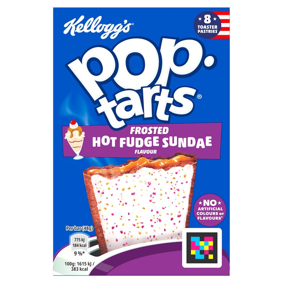 Kellogg's Hot Fudge Sundae Pop Tarts 8X48g