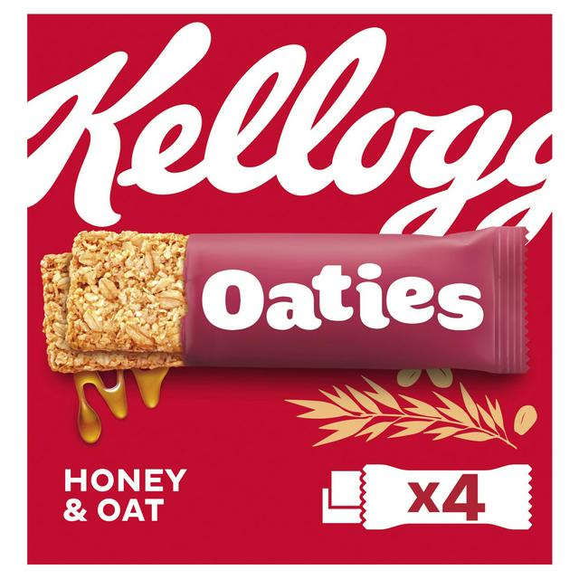 Kellogg's Oaties Honey & Oat Snack Bars 4 x 40g