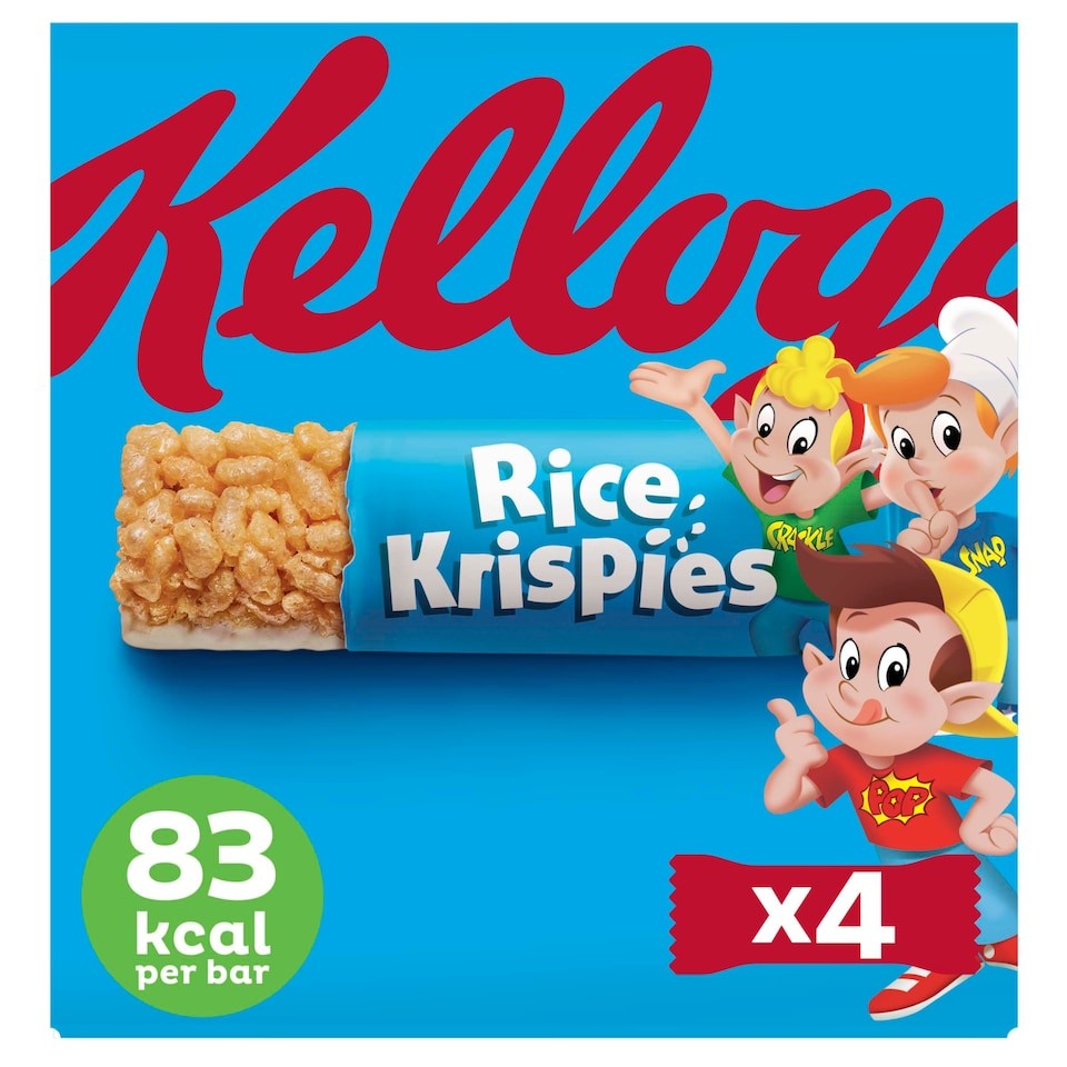 Kellogg's Rice Krispies Cereal Milk Bars Multipack 4x20g