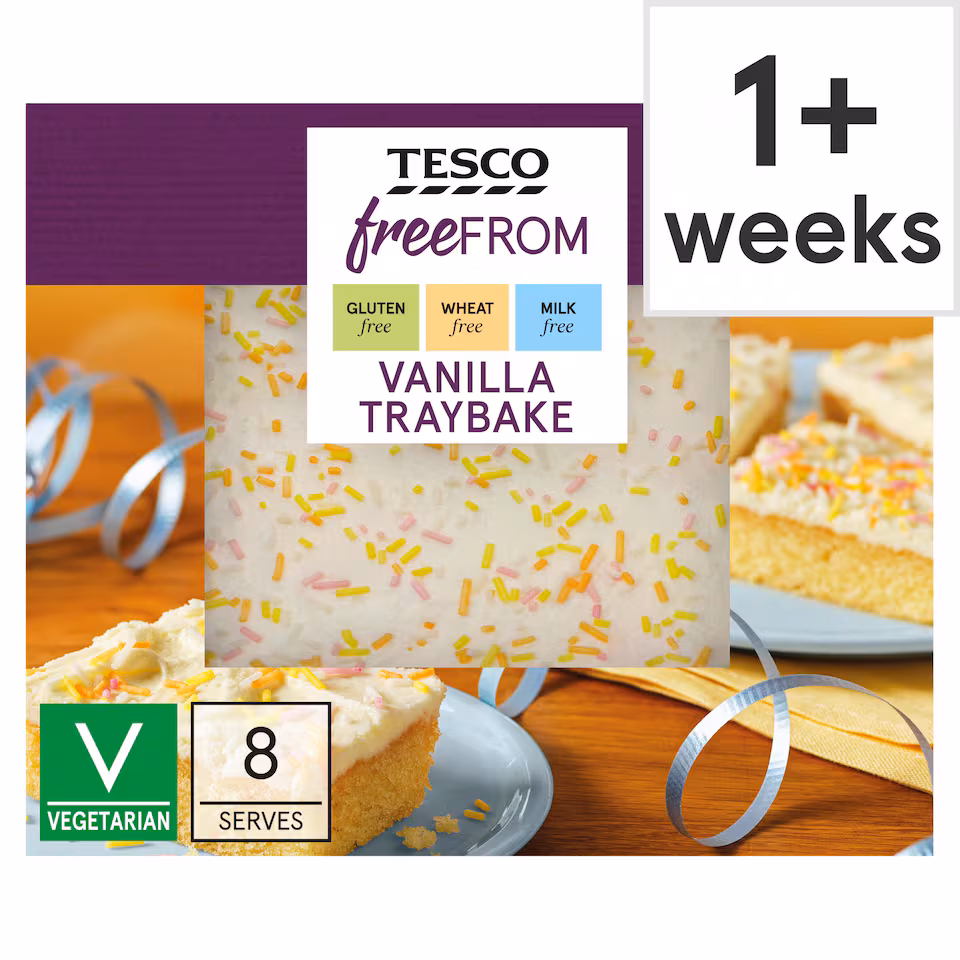 Tesco Free From Vanilla Traybake