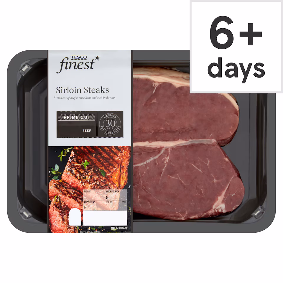 Tesco Finest Sirloin Steak 454G