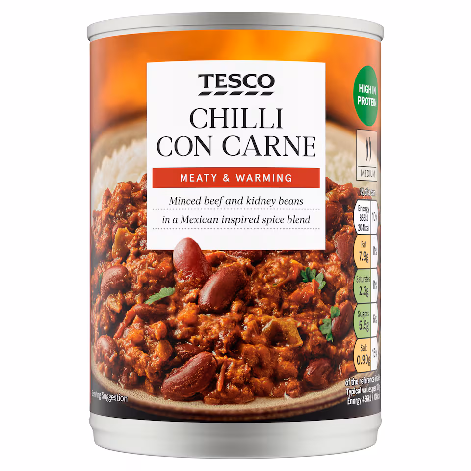 Tesco Chilli Con Carne 392G
