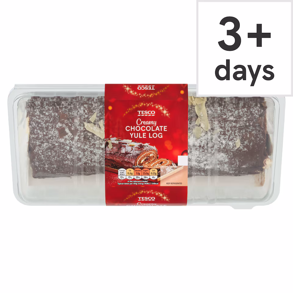 Tesco Chocolate Yule Log