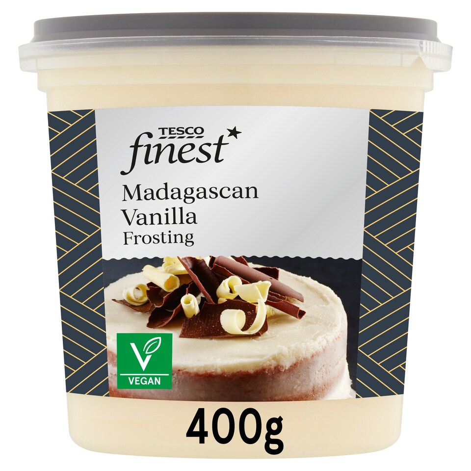 Tesco Finest Madagascan Vanilla Frosting 400G