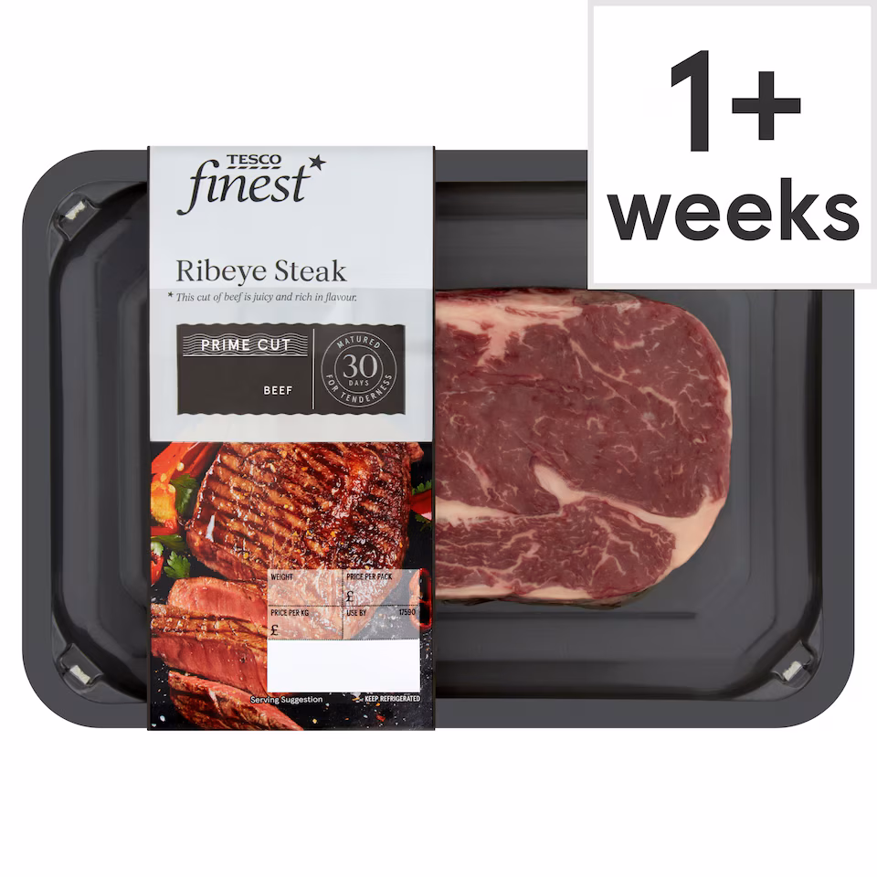 Tesco Finest Ribeye Steak 227G