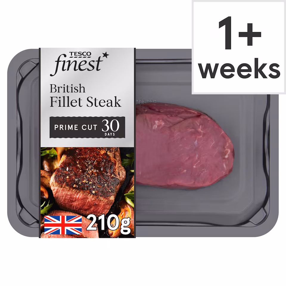 Tesco Finest Fillet Steak 210G