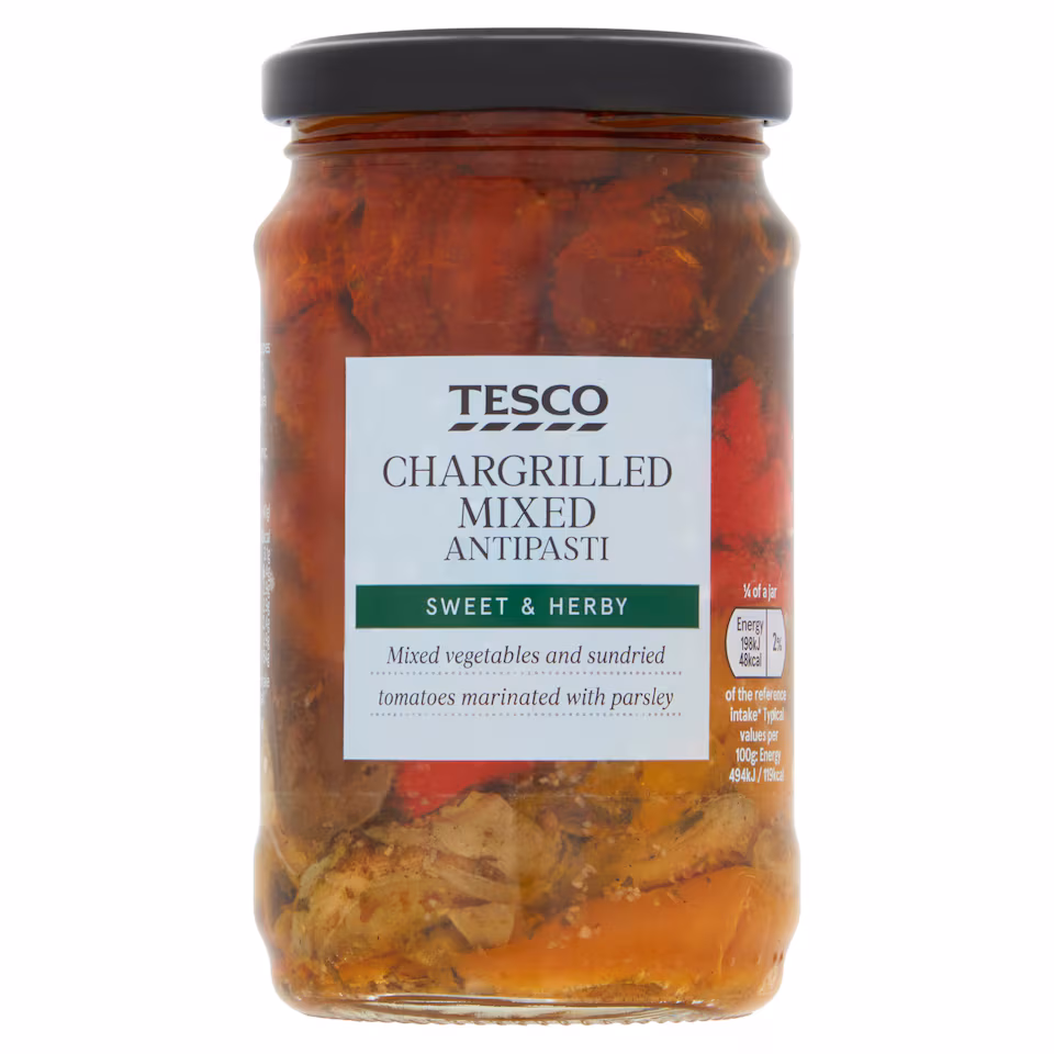 Tesco Chargrilled Mixed Antipasti 280G