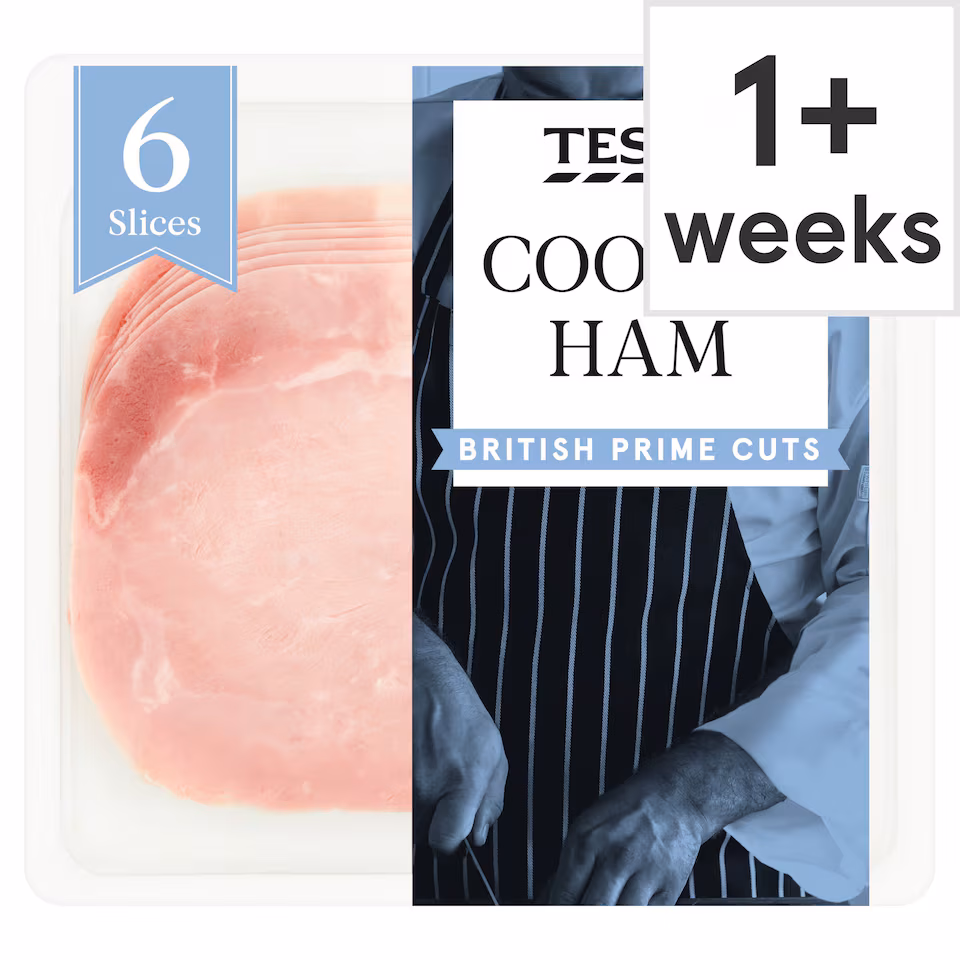 Tesco British Cooked Ham Slices 120g