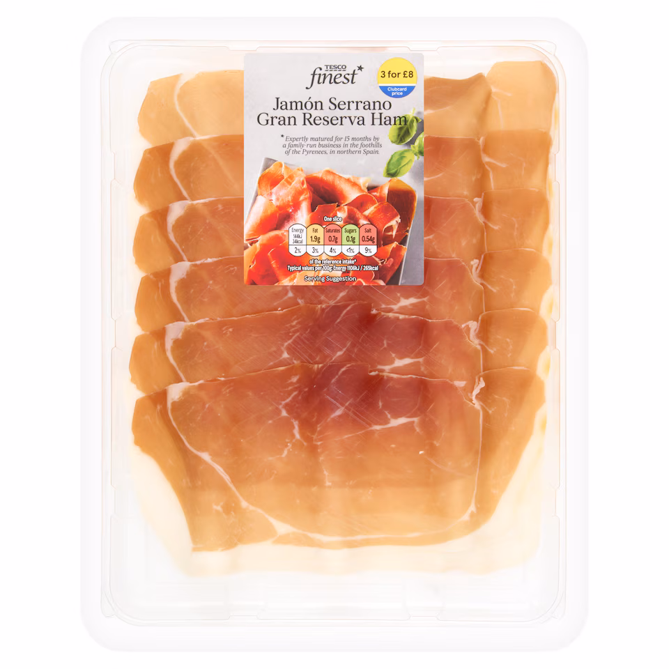TESCO Finest Jamon Serrano Gran Reserva Ham 75g