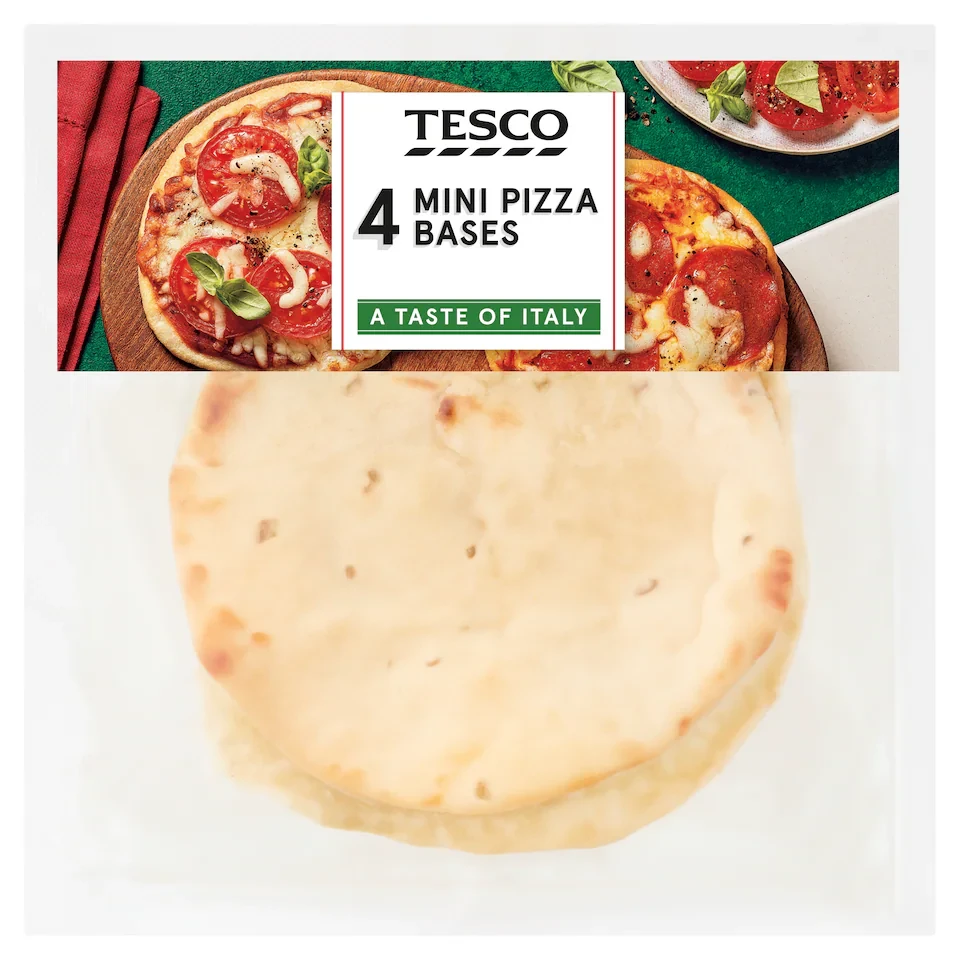 Tesco Mini Pizza Bases 4 Pack