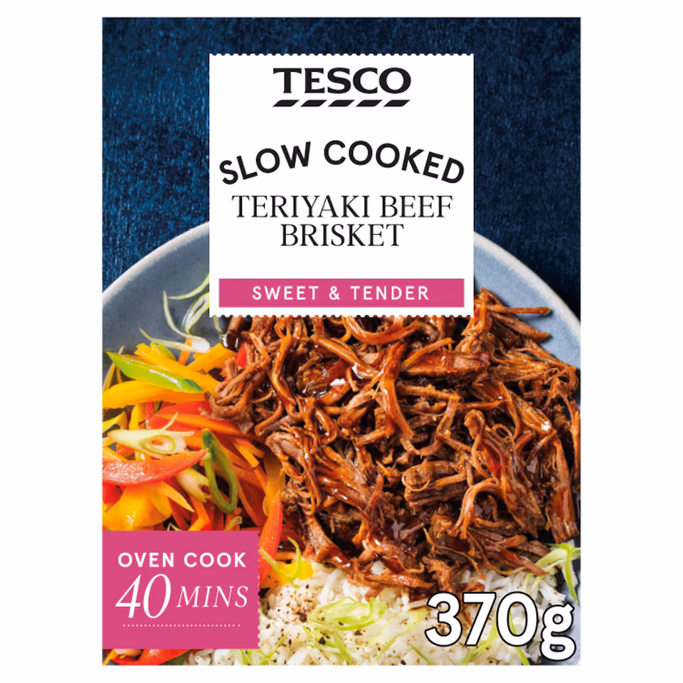 Tesco Teriyaki Beef Brisket 370G