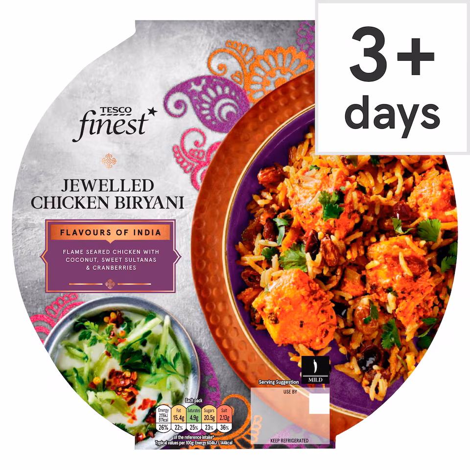 Tesco Finest Jewelled Chicken Biryani 380g