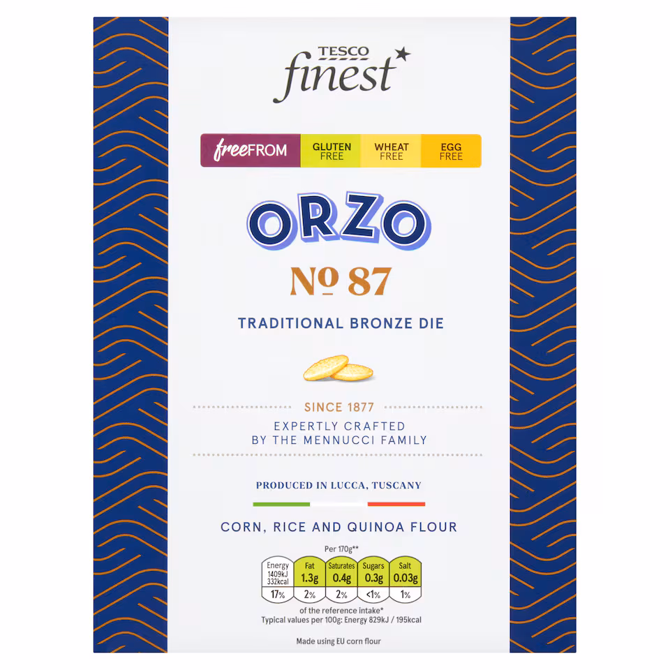 Tesco Finest Free From Orzo 500G