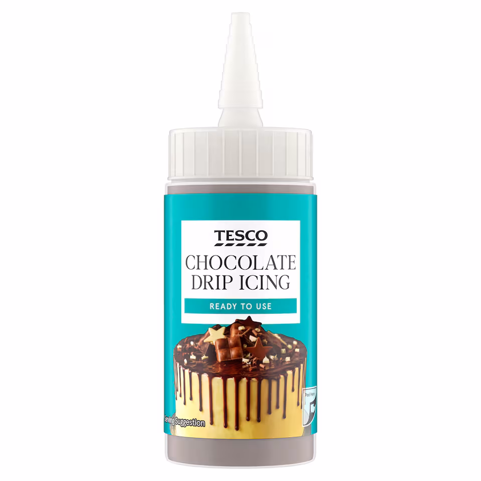 Tesco Chocolate Drip Icing 120G