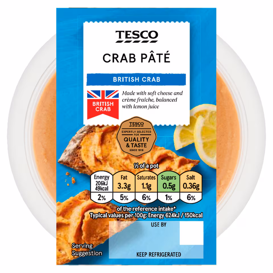 Tesco Crab Pate 100G