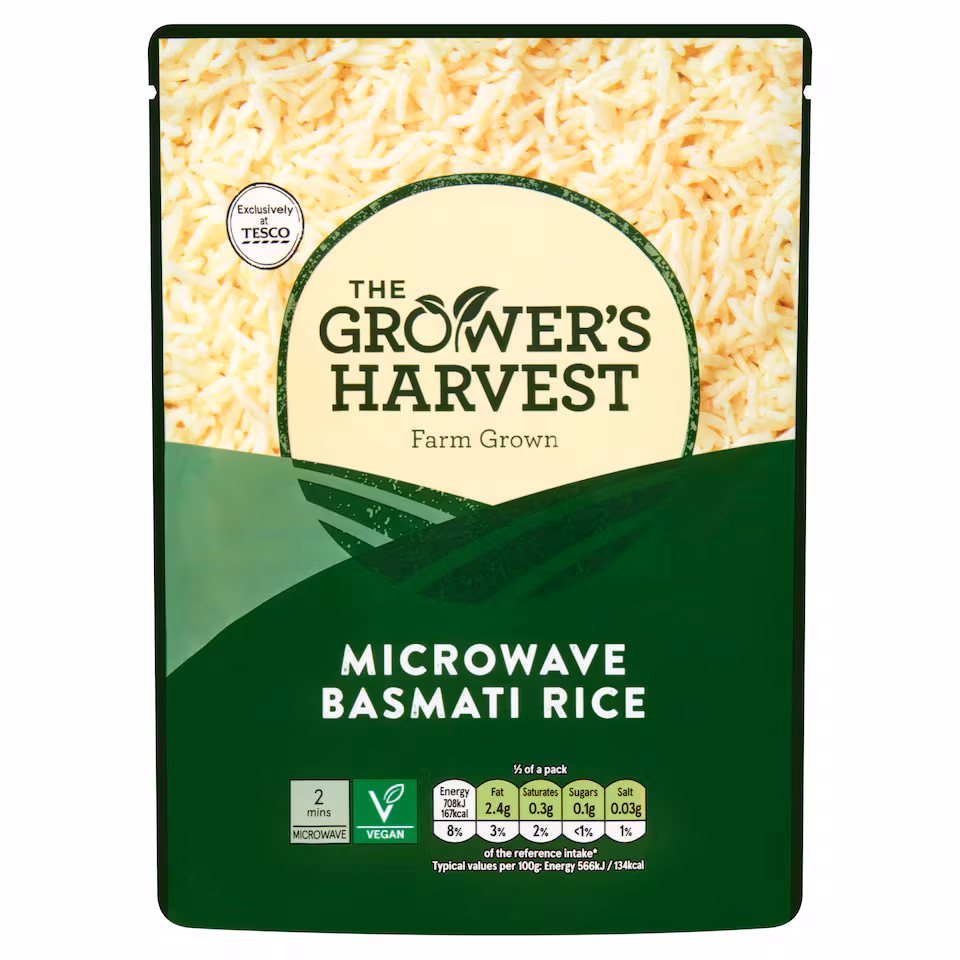 Growers Harvest Microwave Basmati Rice 250G