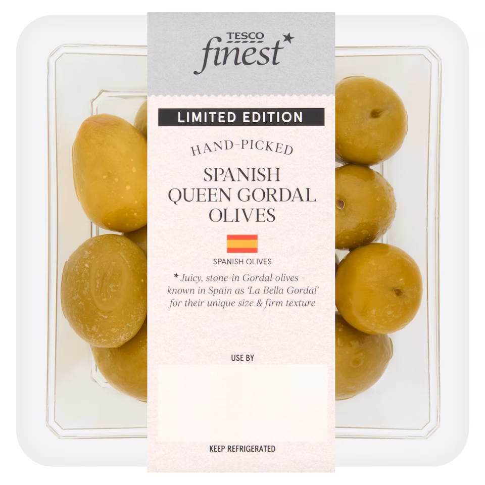 Tesco Finest Spanish Queen Gordal Olives 140g