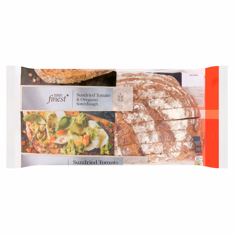 Tesco Finest Sourdough with Sundried Tomato & Oregano 400g
