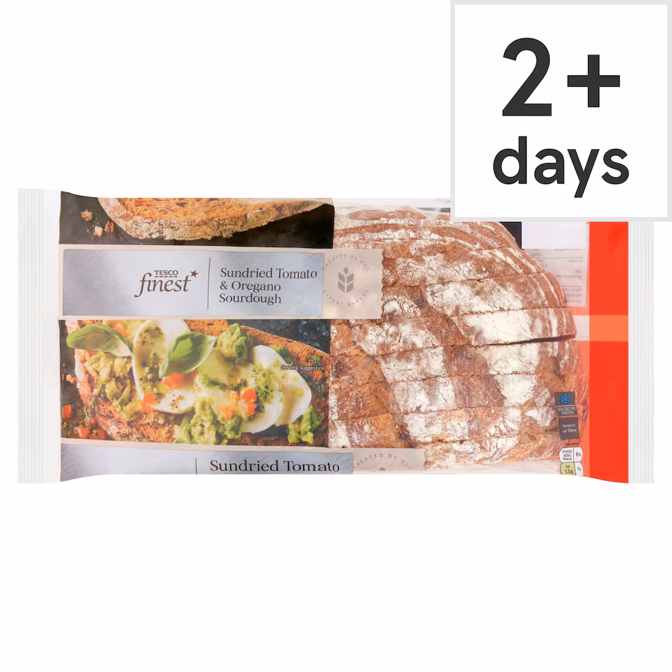 Tesco Finest Sourdough with Sundried Tomato & Oregano 400g