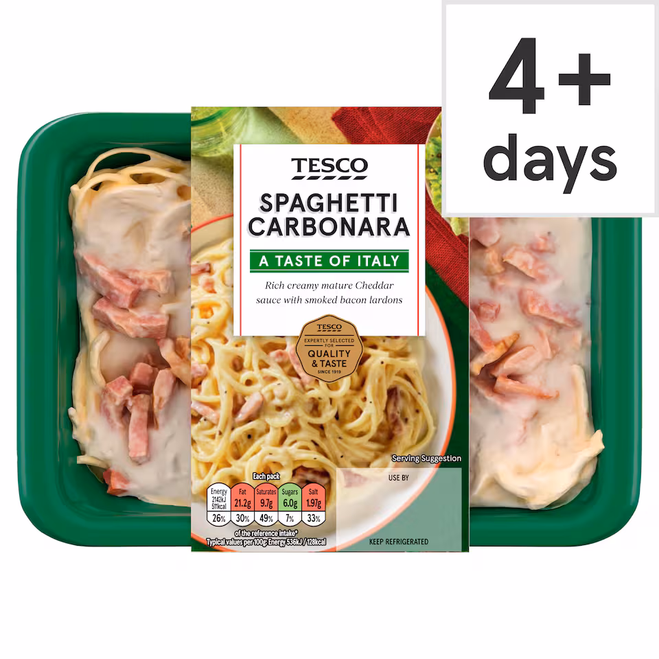 Tesco Spaghetti Carbonara 400G