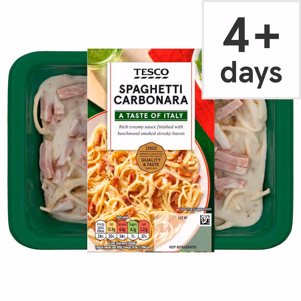 Tesco Spaghetti Carbonara 400G