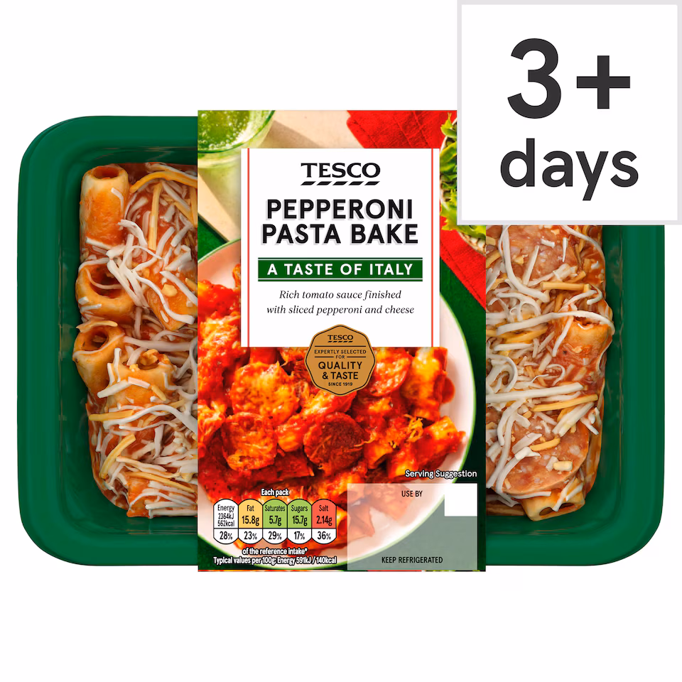 Tesco Pepperoni Pasta Bake 400G