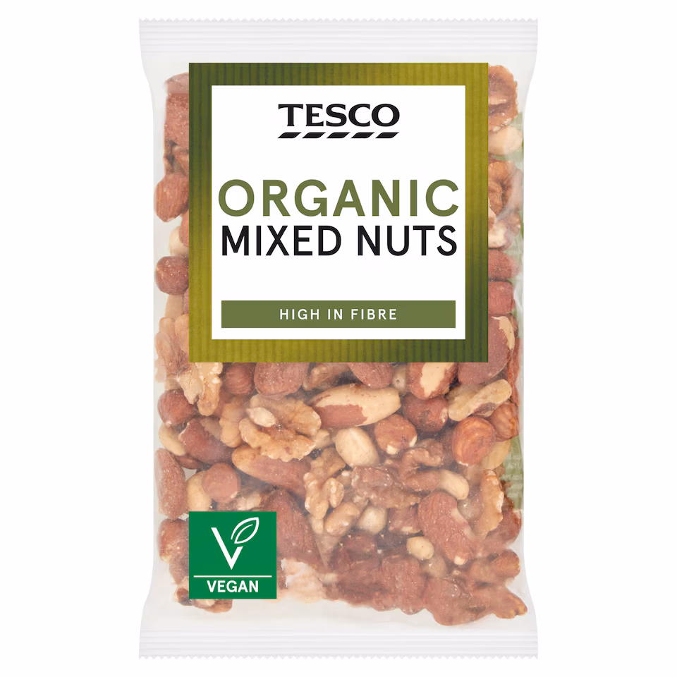 Tesco Organic Mixed Nuts 250G