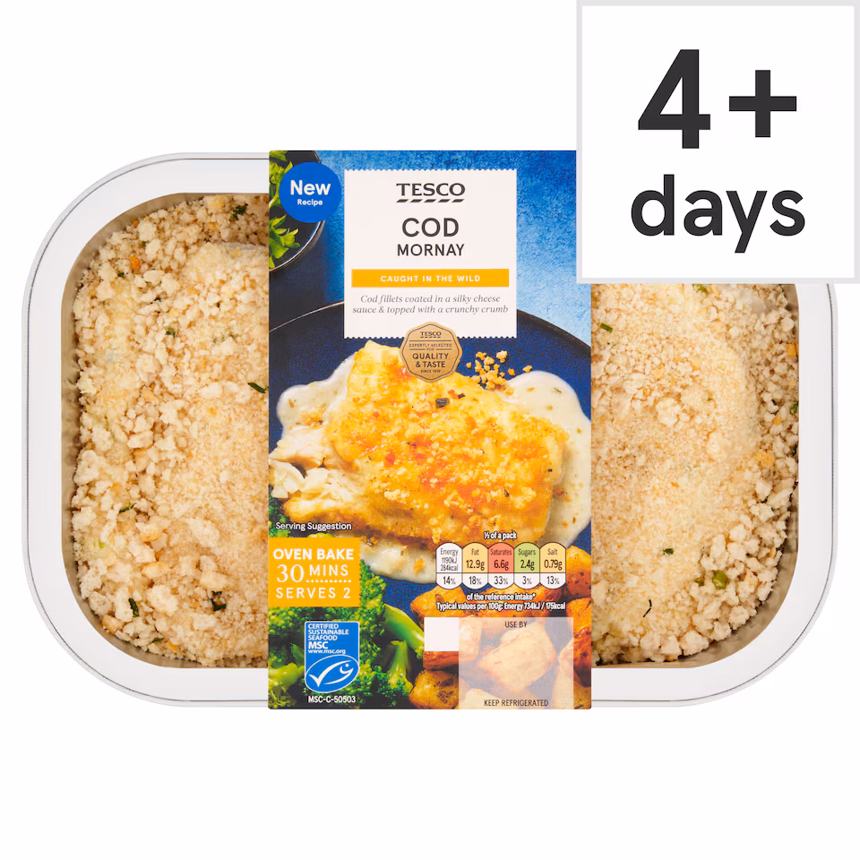 Tesco Cod Mornay 360g
