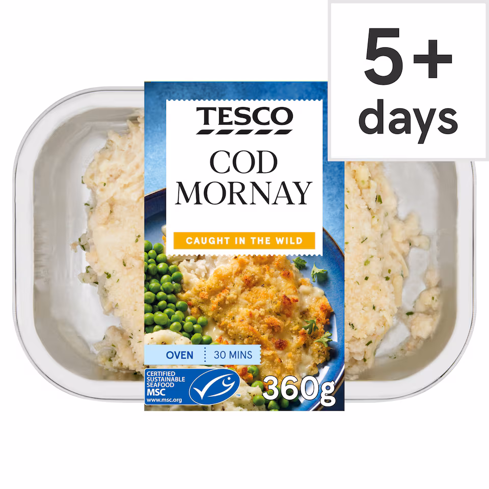 Tesco Cod Mornay 360g