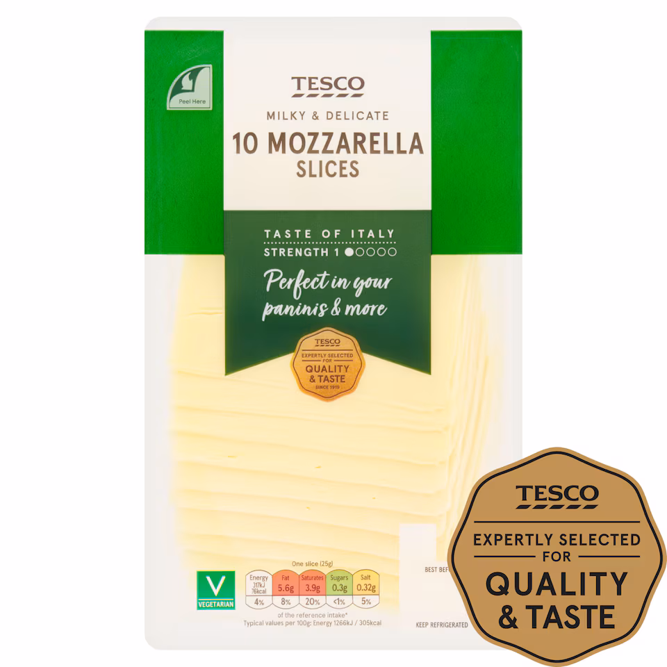 Tesco Mozzarella Slices 250G