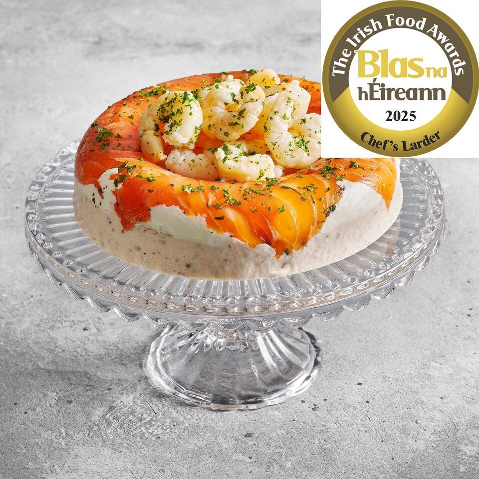 4. Tesco Finest Salmon Terrine Wreath 510g (Serves 6)