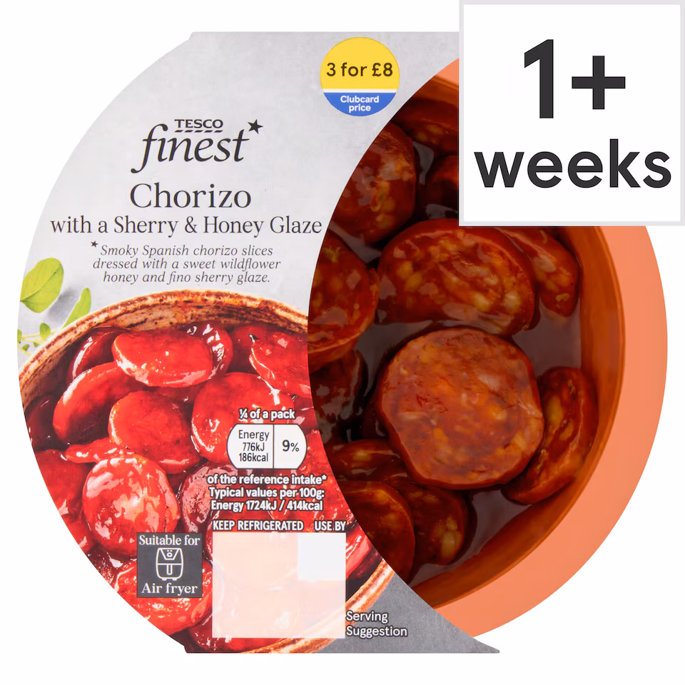Tesco Finest Chorizo with a Sherry & Honey Glaze 180g