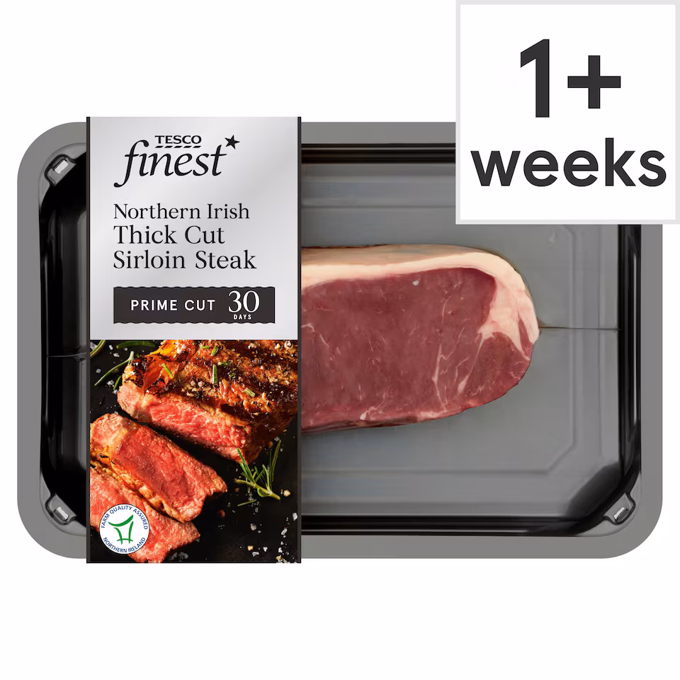 Tesco Finest Thick Cut Sirloin Steak 350G