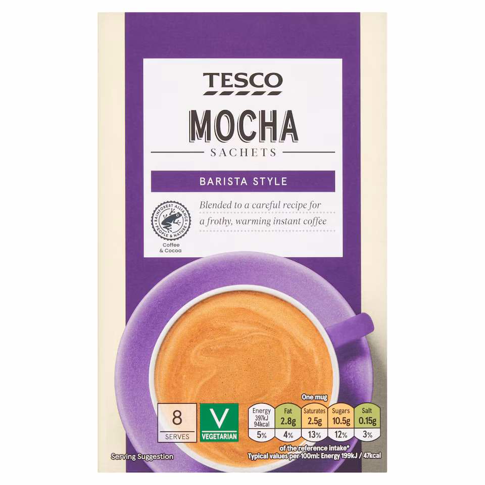Tesco Mocha Sachets 160G (8X20g)