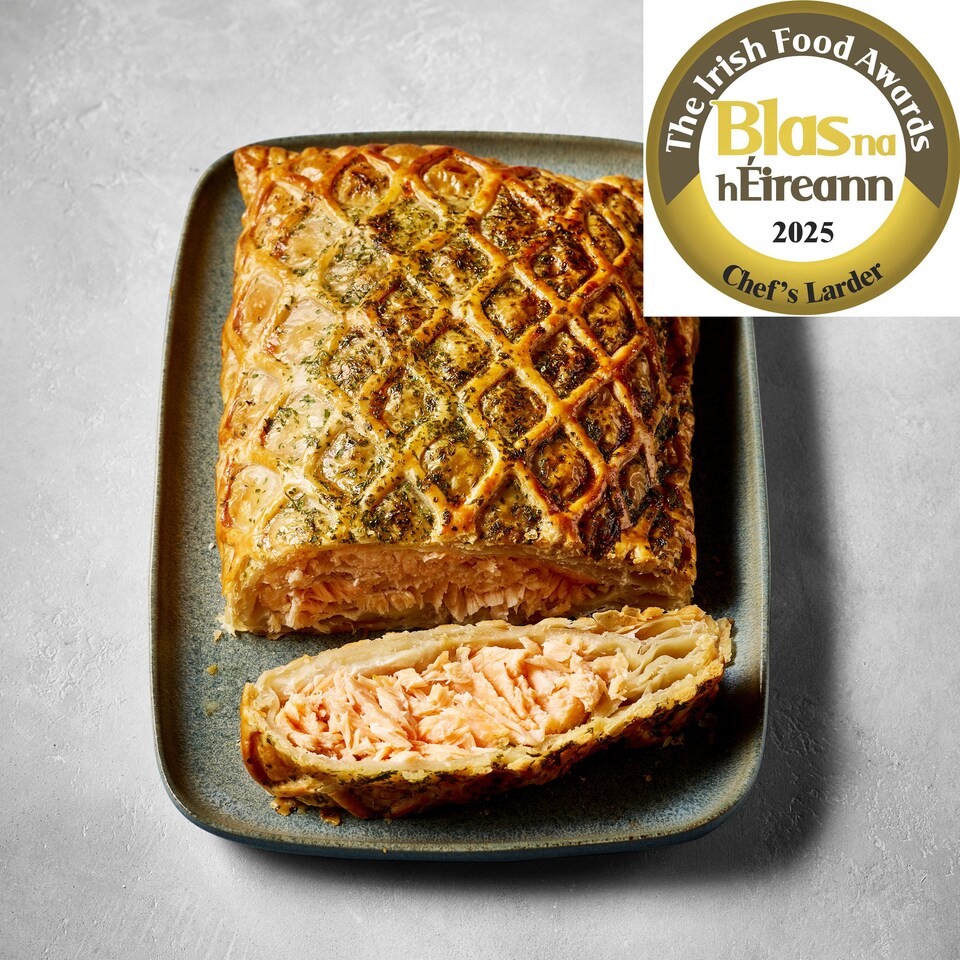 56. Tesco Finest Salmon Wellington 795g (Serves 4)