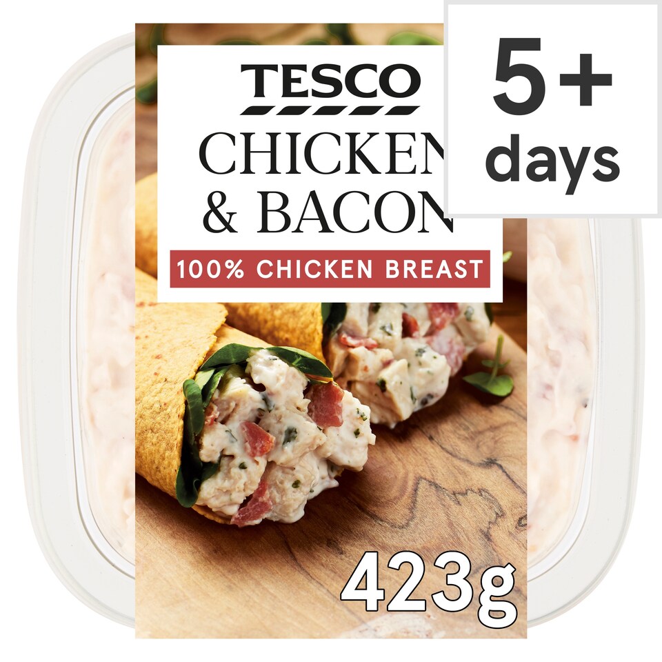 Tesco Chicken & Bacon Sandwich Filler 423G