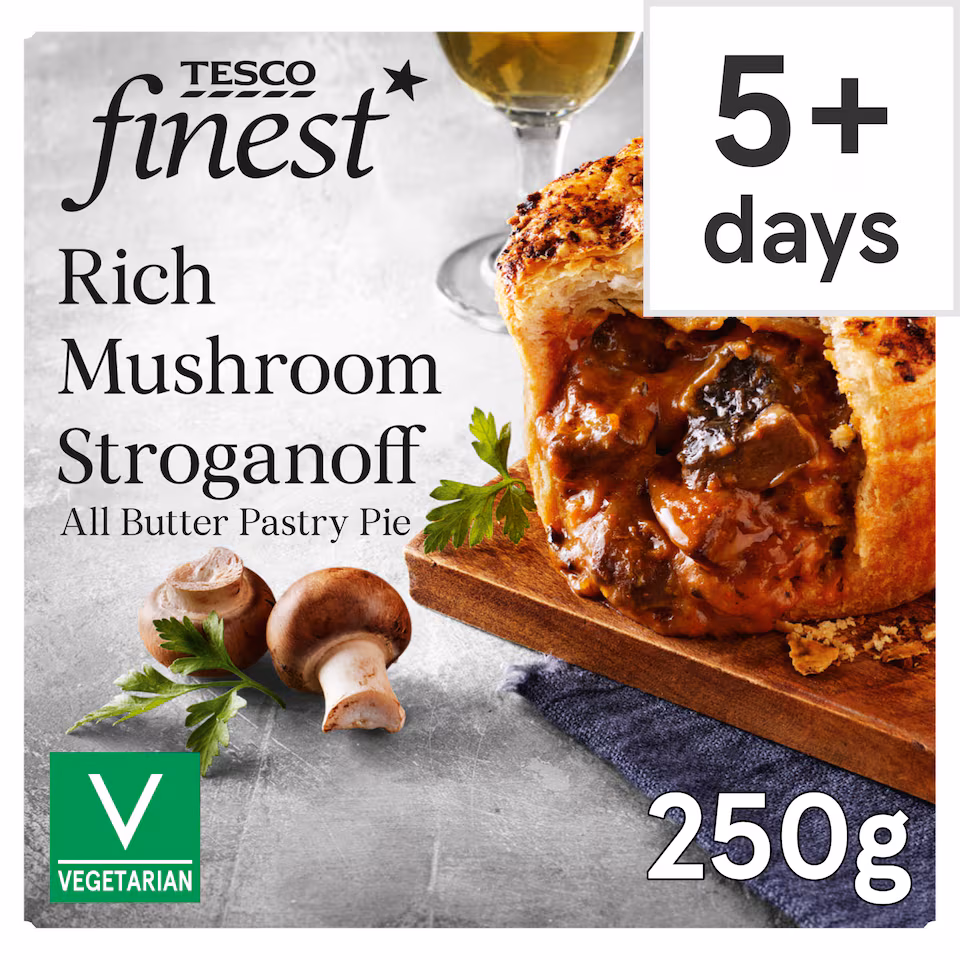 Tesco Finest Rich Mushroom Stroganoff 250g