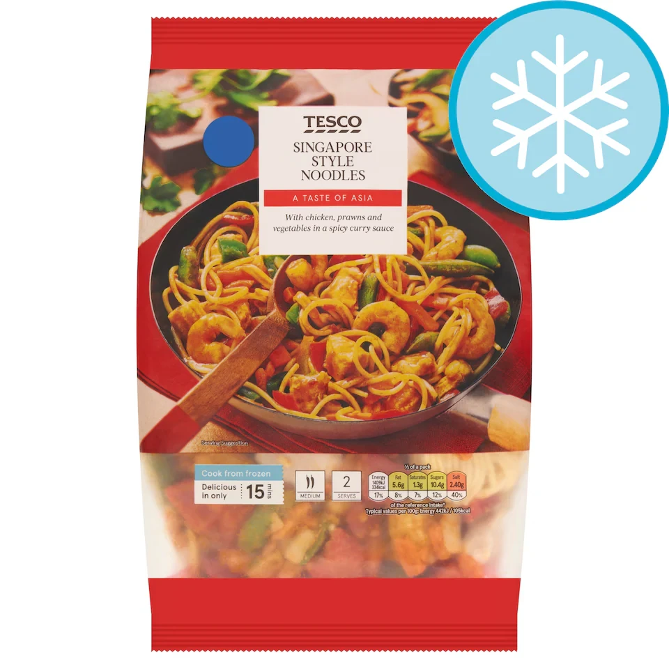 Tesco Singapore Style Noodles 700g
