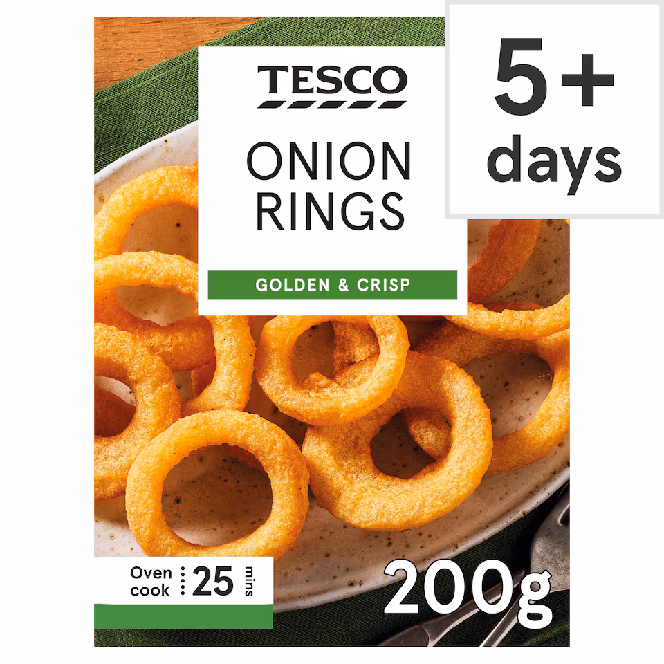 Tesco Onion Rings 200g