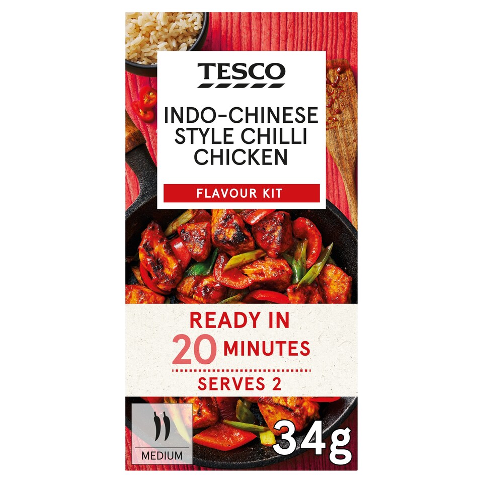 Tesco Indo Chinese Style Chilli Chicken Flavour Kit 34g