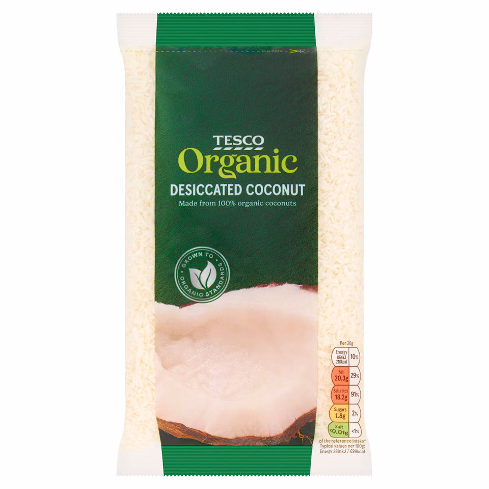 Tesco Organic Desiccated Coconut 200G