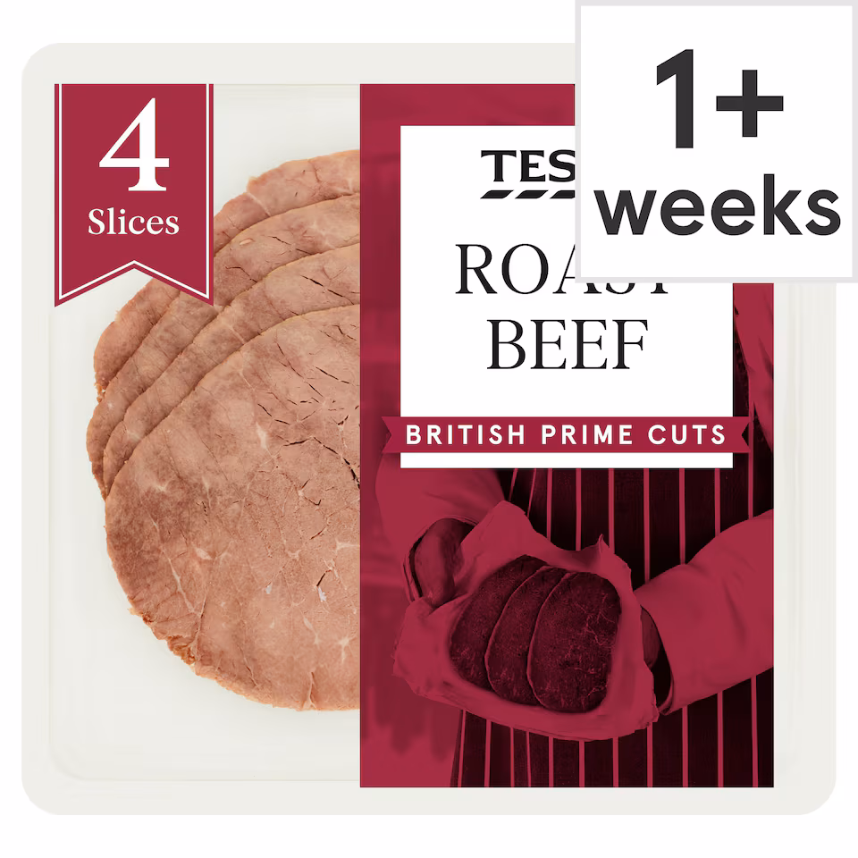 Tesco British Roast Beef Slices 90g